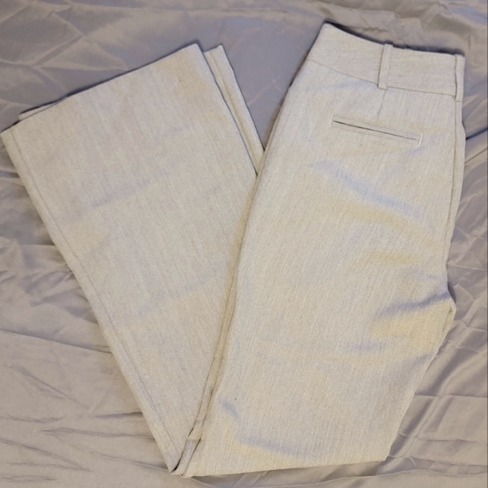 Womens Light/MediumGray Dress Pant Size 4